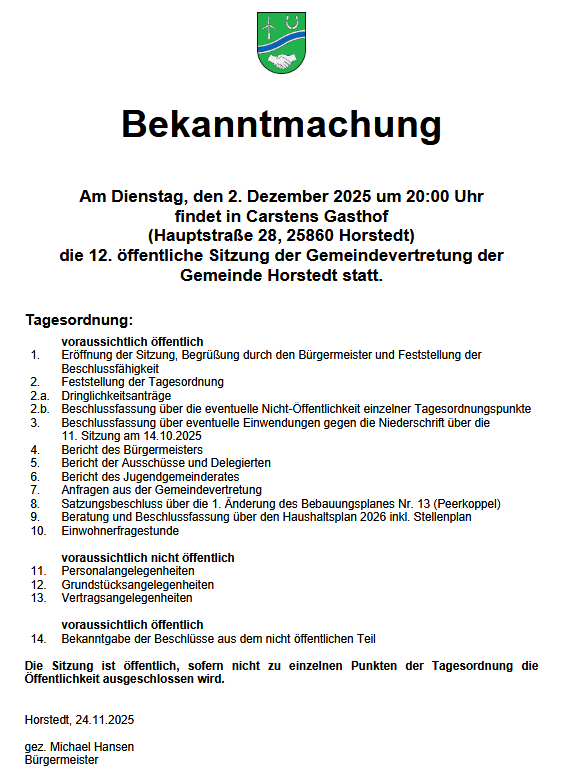2025 12 02 Gemeindevertretung