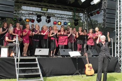 Gruppenfoto Gospelchor Olderup