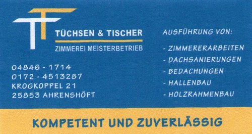 Zimmerei tuechsen tischer